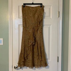 Lauren Ralph Lauren Silk Paisley-print skirt Size Small